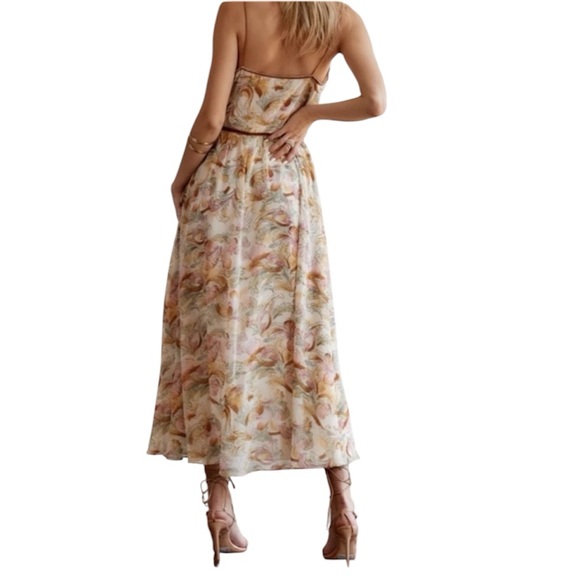 12th Tribe Ruby Floral Maxi Dress Sz S - Picture 3 of 7